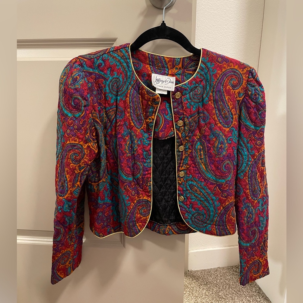Vibrant Paisley Women's Jacket